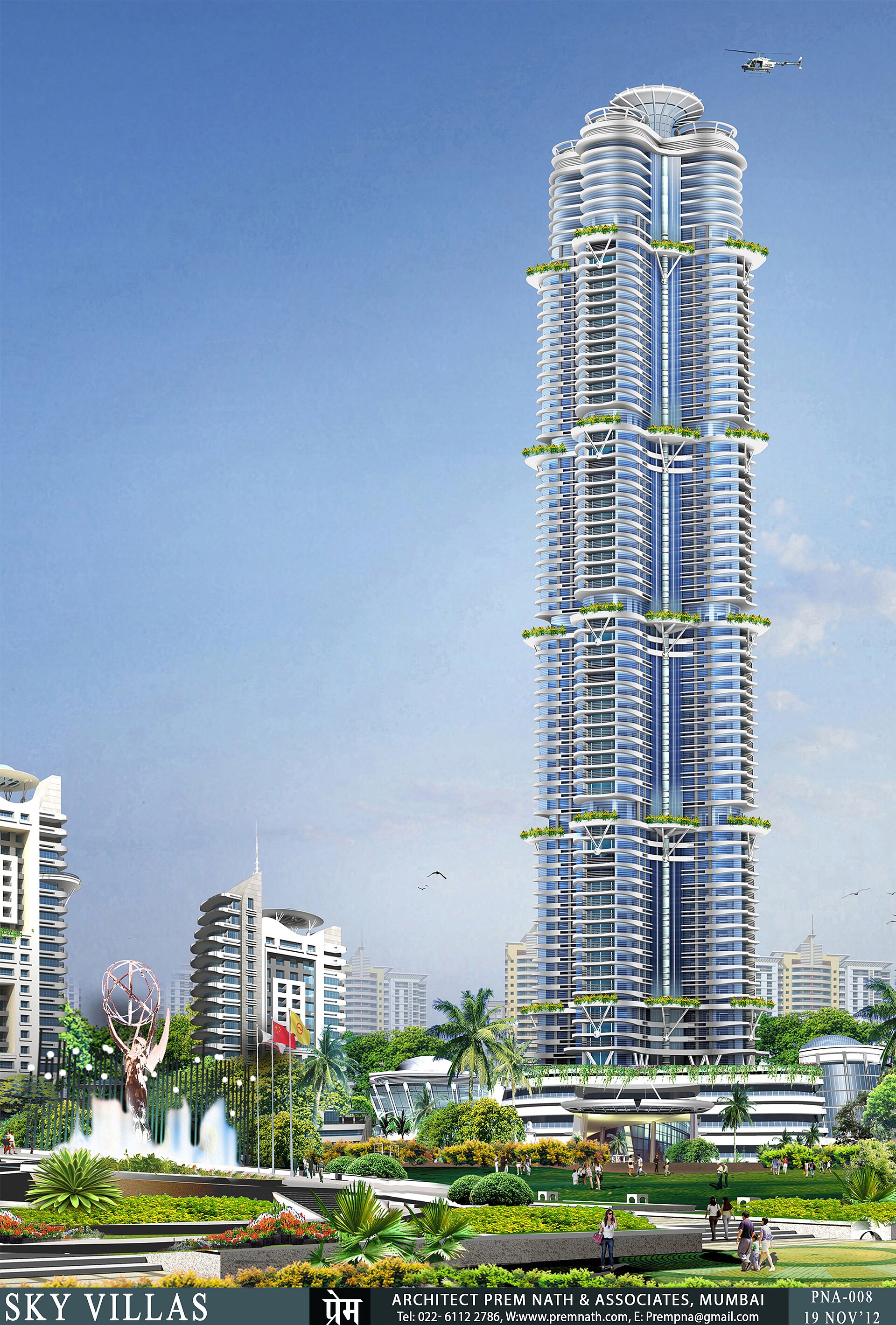 Meridian Heights, Mumbai — Sky Villas residential tower, Mumbai