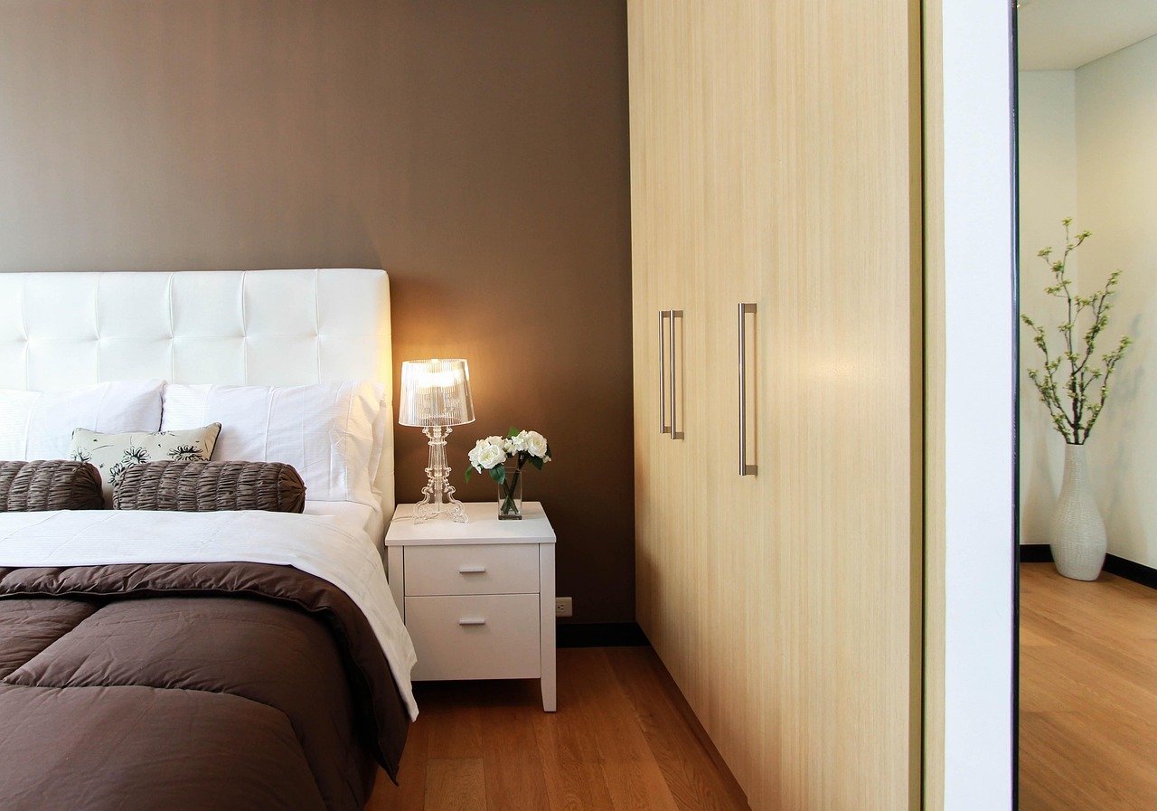 Northstar County, Kolkata — Master bedroom with wardrobe